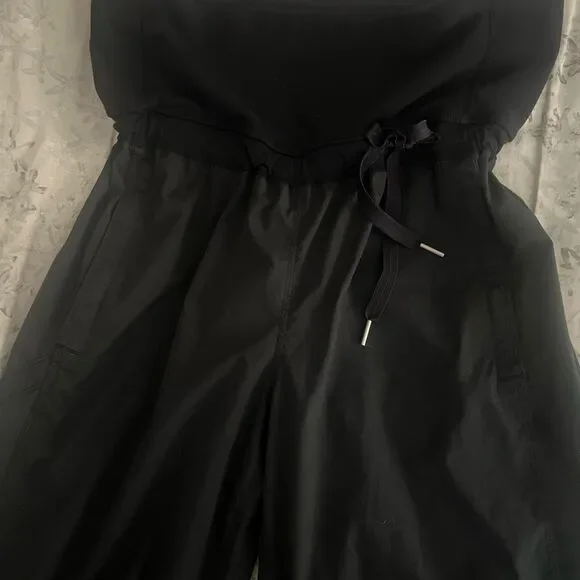 Adorable Lululemon Parachute Pants Sz 8 Black Vintage - Picture 3 of 6